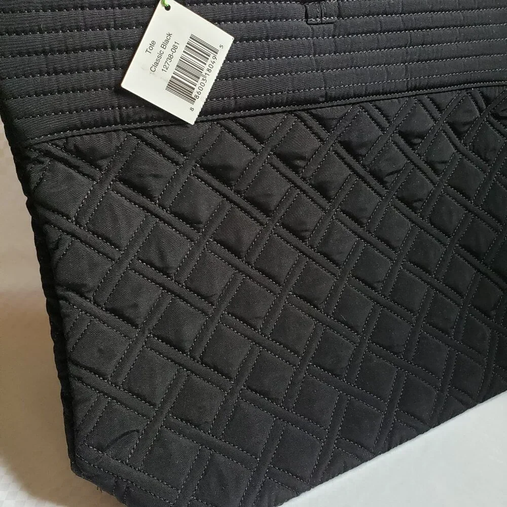 Vera Bradley Classic Black Tote - Picture 6 of 14